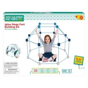 NWT/NIB ❄️ The Knowledge Factory Igloo Mega Fort Building Kit Aldi Play Tent